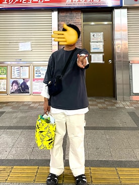 「TRADESMAN（トレーズマン）のアイテム」を使った、Takanori Akiyamaさん（メンズ・168cm）の夏コーディネート