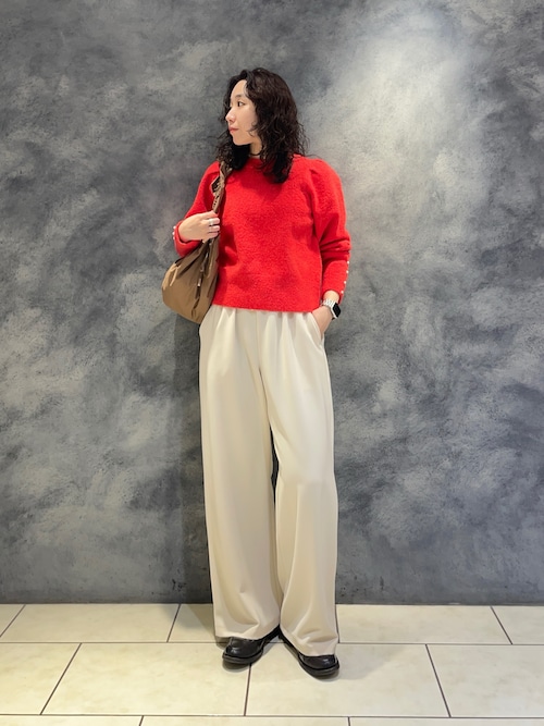 セール】とろみwarmストレートイージーパンツ（その他パンツ