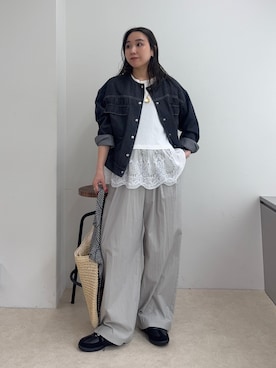 ひかりさん（レディース・156cm）の春コーディネート