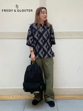 「TOGA PULLA（トーガ　プルラ）のアイテム」を使った、ひかりさん（レディース・156cm）の春コーディネート