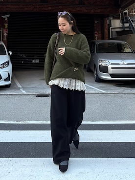 ひかりさん（レディース・156cm）の冬コーディネート