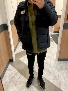 「GOTHAM（ゴッサム）のアイテム」を使った、こうへいさん（メンズ・167cm）の冬コーディネート