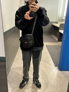 「アイテム（トップス）」を使った、こうへいさん（メンズ・167cm）の秋コーディネート