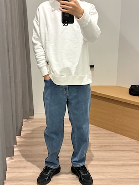 「ASICS（アシックス）のアイテム」を使った、こうへいさん（メンズ・167cm）の冬コーディネート