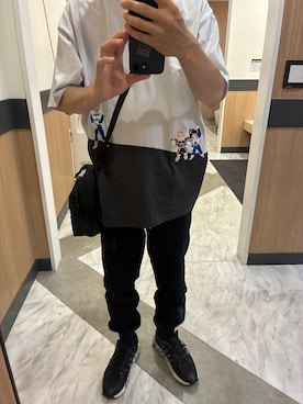 「THE NORTH FACE（ザノースフェイス）のアイテム」を使った、こうへいさん（メンズ・167cm）の夏コーディネート