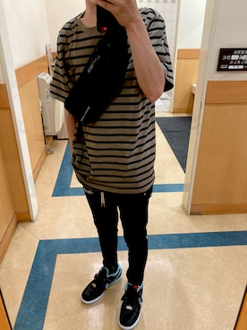 「GOTHAM（ゴッサム）のアイテム」を使った、こうへいさん（メンズ・167cm）の夏コーディネート