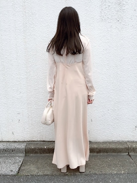 「キャミソールワンピ」｜コマさんさん（レディース・154cm）の春コーディネート