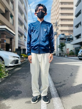 「アイテム（その他アウター）」を使った、sakuさん（メンズ・168cm）の秋コーディネート