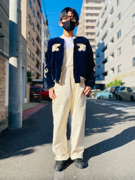 「アイテム（ファッション雑貨）」を使った、sakuさん（メンズ・168cm）の秋コーディネート