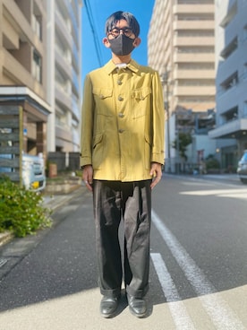 「アイテム（アナログ腕時計）」を使った、sakuさん（メンズ・168cm）の秋コーディネート