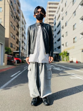 「アイテム（アナログ腕時計）」を使った、sakuさん（メンズ・168cm）の冬コーディネート