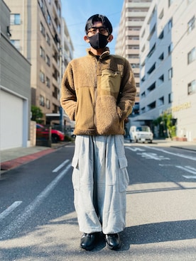 「アイテム（アナログ腕時計）」を使った、sakuさん（メンズ・168cm）の冬コーディネート