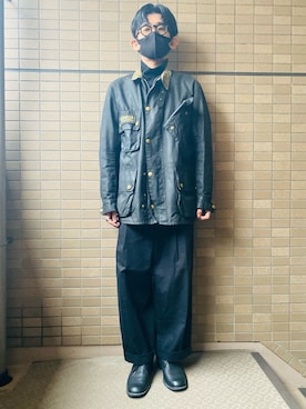 「Lesca（レスカ）のアイテム」を使った、sakuさん（メンズ・168cm）の冬コーディネート