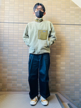 「Zoff（ゾフ）のアイテム」を使った、sakuさん（メンズ・168cm）の冬コーディネート