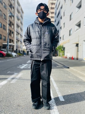 「schott(ショット)のアイテム」を使った、sakuさん(メンズ・168cm)の冬コーディネート