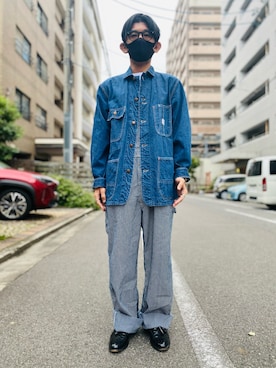 「BIG MAC（ビッグマック）のアイテム（ジャケット/アウター）」を使った、sakuさん（メンズ・168cm）の秋コーディネート