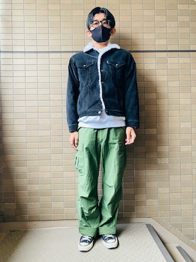 「アイテム（ファッション雑貨）」を使った、sakuさん（メンズ・168cm）の秋コーディネート