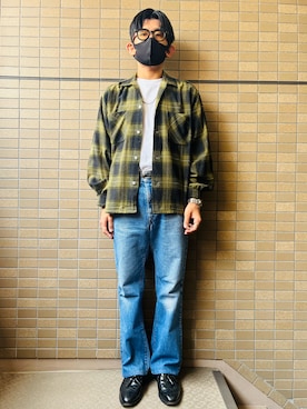 「アイテム（ファッション雑貨）」を使った、sakuさん（メンズ・168cm）の春コーディネート