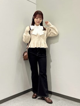 「F i.n.t（フィント）のアイテム」を使った、F i.n.tさん（レディース・153cm）の冬コーディネート