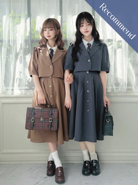 「セットアップ」｜F i.n.tさん（レディース・157cm）の秋コーディネート