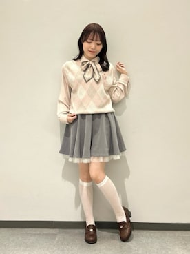 F i.n.tさん（レディース・153cm）の春コーディネート