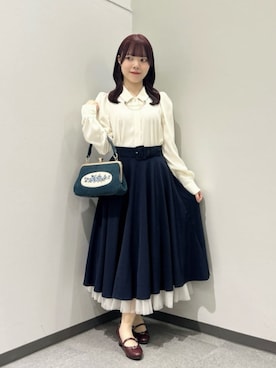 「アイテム（パンプス）」を使った、F i.n.tさん（レディース・153cm）の秋コーディネート