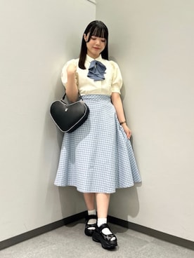 「爽やかコーデ」｜F i.n.tさん（レディース・153cm）の夏コーディネート