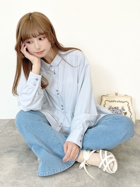 「F i.n.t（フィント）のアイテム（トップス）」を使った、F i.n.tさん（レディース・152cm）の夏コーディネート