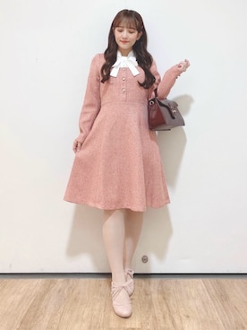 「レディース」｜「アイテム（ワンピース/ドレス）」を使った、F i.n.tさん（レディース・150cm）の秋コーディネート