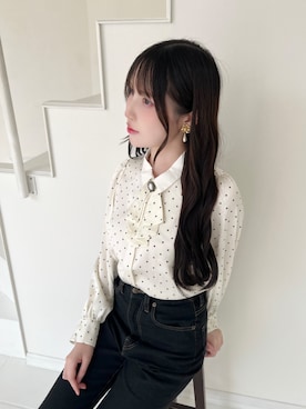 「アイテム（パンプス）」を使った、F i.n.tさん（レディース・157cm）の秋コーディネート