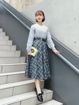 「F i.n.t（フィント）のアイテム」を使った、F i.n.tさん（レディース・165cm）の冬コーディネート