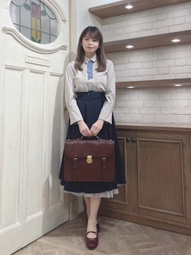 「F i.n.t（フィント）のアイテム」を使った、F i.n.tさん（レディース・163cm）の冬コーディネート