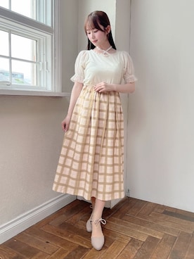 「F i.n.t（フィント）のアイテム（トップス）」を使った、F i.n.tさん（レディース・158cm）の夏コーディネート