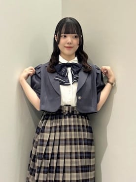 「アイテム（ローファー）」を使った、F i.n.tさん（レディース・153cm）の夏コーディネート