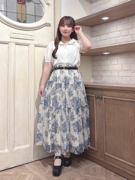 「アイテム（パンプス）」を使った、F i.n.tさん（レディース・150cm）の夏コーディネート
