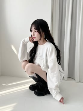 「F i.n.t（フィント）のアイテム（パンツ）」を使った、F i.n.tさん（レディース・157cm）の秋コーディネート