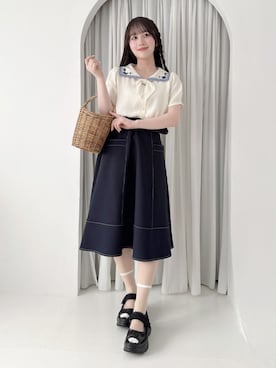 F i.n.tさん（レディース・158cm）の春コーディネート