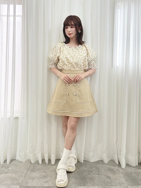 F i.n.tさん（骨格ウェーブ・レディース・152cm）の夏コーディネート