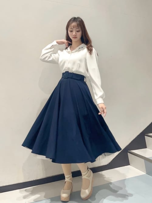 2サイズ展開】パニエサーキュラースカート/fint フィント（スカート
