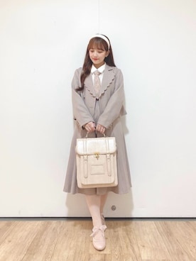 「F i.n.t（フィント）のアイテム（その他アウター）」を使った、F i.n.tさん（レディース・150cm）の秋コーディネート