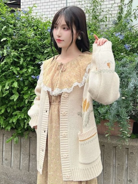 「アイテム（モカシン/デッキシューズ）」を使った、F i.n.tさん（レディース・157cm）の秋コーディネート