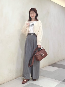 F i.n.tさん（レディース・157cm）の秋コーディネート