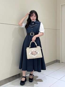「アイテム（パンプス）」を使った、F i.n.tさん（レディース・149cm）の夏コーディネート