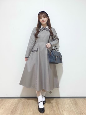 「アイテム（バレエシューズ）」を使った、F i.n.tさん（レディース・150cm）の秋コーディネート