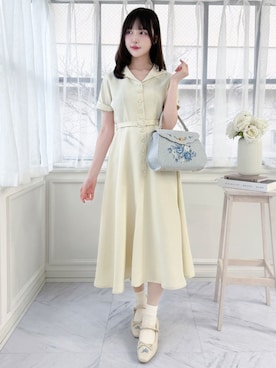 「an another angelus（アンアナザーアンジェラス）のアイテム」を使った、F i.n.tさん（レディース・157cm）の春コーディネート