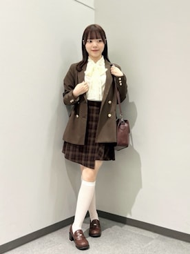 「アイテム（その他アウター）」を使った、F i.n.tさん（レディース・153cm）の秋コーディネート
