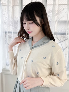 「an another angelus（アンアナザーアンジェラス）のアイテム」を使った、F i.n.tさん（レディース・157cm）の春コーディネート