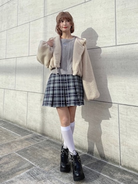 「F i.n.t（フィント）のアイテム（その他アウター）」を使った、F i.n.tさん（レディース・152cm）の冬コーディネート