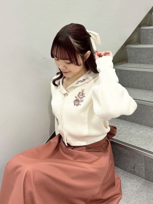 新色追加/一部店舗限定展開】サテンビッグリボンバレッタ/Couleur by F
