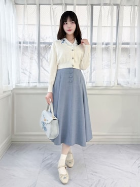 「F i.n.t（フィント）のアイテム」を使った、F i.n.tさん（レディース・157cm）の春コーディネート